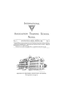 The International Association Training School Notes (vol. 1 No. 2), March, 1892