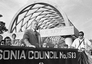 Dedication of Christopher Columbus Park