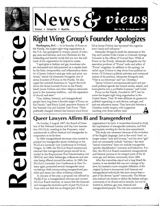 Renaissance News & views, Vol. 11 No. 9 (September 1997)
