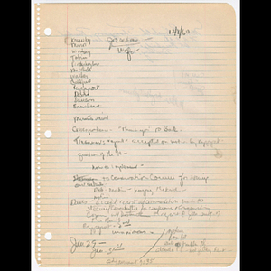 Minutes from meeting held December 8, 1960