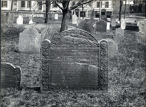 Western Burying Ground : John Burrill headstone