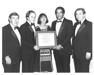 Henry Owens receives the Outstanding Alumni Award from Suffolk University Law School's Alumni Association