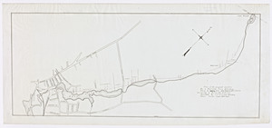 Plan of the proposed location for a railroad from Amesbury, Massachusetts to Epping, New Hampshire via Exeter, New Hampshire showing the survey as far as the state line / surveyed by J.P. Titcomb.