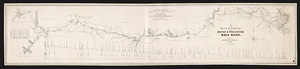 A plan and profile of the Boston & Worcester railroad / Matthew Metcalf, surveyor.