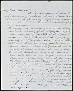 Letter to Hon. Jesse Murdock, Boston, Feb. 15, 1847