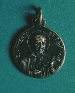 Medal of St. Vincent de Paul and St. Louise de Marillac