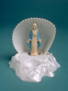 Blessed Virgin Mary holy water font