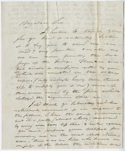 John White Webster letter to Edward Hitchcock, June 3