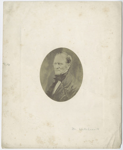 Edward Hitchcock, portrait, facing left, circa 1853