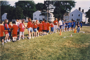 Field day at old Central School