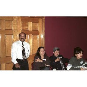 Attendees at Inquilinos Boricuas en Acción's 1998 Annual Meeting at the Jorge Hernandez Cultural Center.