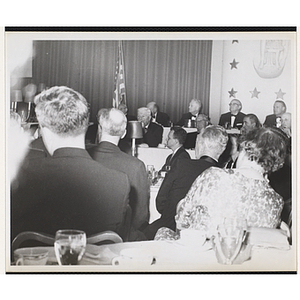 William J. Lynch, at far right with others, seated, at the Boys' Clubs of America National Convention in Washington D.C., 1964