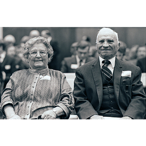 Guests at the dedication ceremony for Kariotis Hall