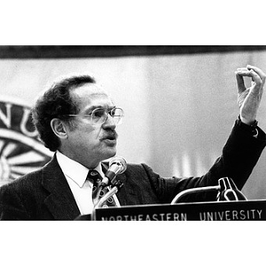 Alan Dershowitz speaks at 25th Anniversary Luncheon for College of Criminal Justice