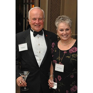 A couple attending the Huntington Society Dinner