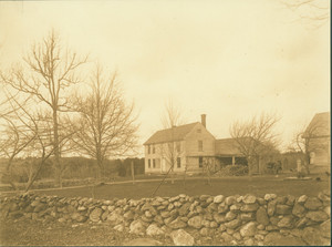 Exterior view of the Nathaniel Cutler House, Burlington, Mass., undated