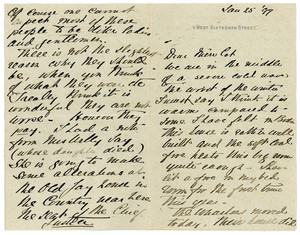 Letter from Ogden Codman, Jr., January 25, 1897