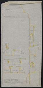 Full Size Details of Wardrobe in Third Story Hall, House of J.S. Ames Esq. at 3 Com'w'lth Ave., Jan. 10, 1917