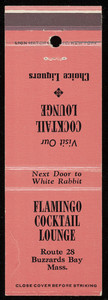 Flamingo Cocktail Lounge matchbook cover
