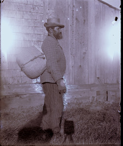 Wampanoag basket weaver, Mashpee, Mass.