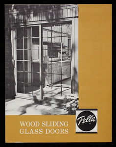 Wood sliding glass doors, Pella Products, Rolscreen Company, Pella, Iowa