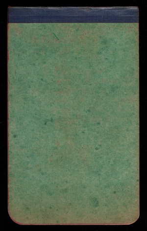Thomas Lincoln Casey Notebook, November 1894-March 1895, 145, back cover