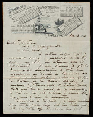 Russell Hastings to Thomas Lincoln Casey, December 13, 1890