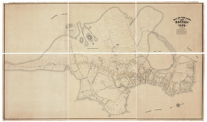 Map of the Town of Boston 1676; Drawn by Samuel C. Clough in Accordance with Information Compiled from the Records ...