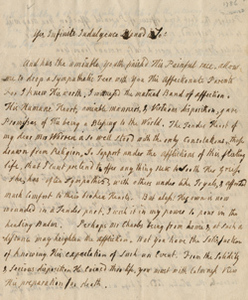 Letter from Hannah Winthrop to Mercy Otis Warren, 23 March 1786