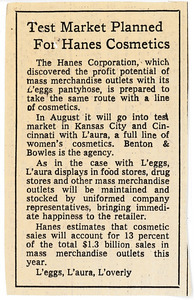 Hanes Cosmetics article