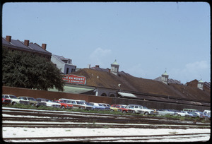Railroad tracks by the Cafe du Monde, New Orleans