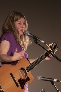 Dar Williams, performing at the First Congregational Church in Wellfleet