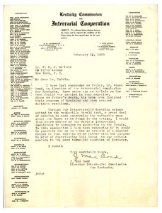 Letter from J. Max Bond to W. E. B. Du Bois