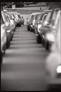 Views of Boston: cars on Storrow Drive