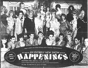 Advertisement for New Show "Happenings"