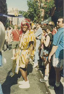 Marsha P. Johnson at New York City Pride March, 1988