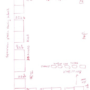 Drawing of Festival Puertorriqueño layout