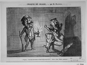 - Voyons ... il est déjà trois heures et demi et pas encore levé!... Allons, allons, debout, paresseux!...