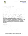 Oral History Interview of Robert W. Adams (SOH-089), video recording and transcript, 2024