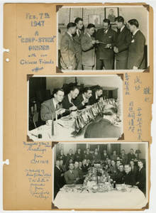 Springfield Y's Men 'Chop-stick' dinner, February 7, 1947