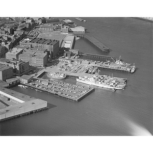 Coast Guard Station, Atlantic Avenue, ship Relief, 2 Cutters, other vessel, Boston, MA