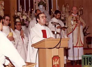 Fr. Eusebio Silva speaking