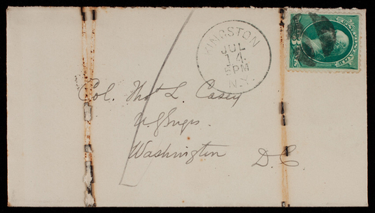 [William] R. Hutton to Thomas Lincoln Casey, July 14, 1882