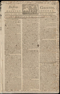 The Boston-Gazette, and Country Journal, 21 June 1773