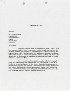 Letter from Mark H. McCormack to David Norman