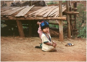 Young boy in Southern Thai village
