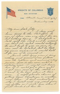 Letter from Frank F. Newth to Letitia Crane