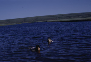 Eskimo children swimming