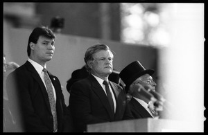 Edward M. Kennedy at the 350th anniversary celebration of Harvard University