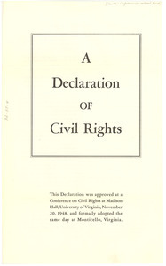 A declaration of civil rights